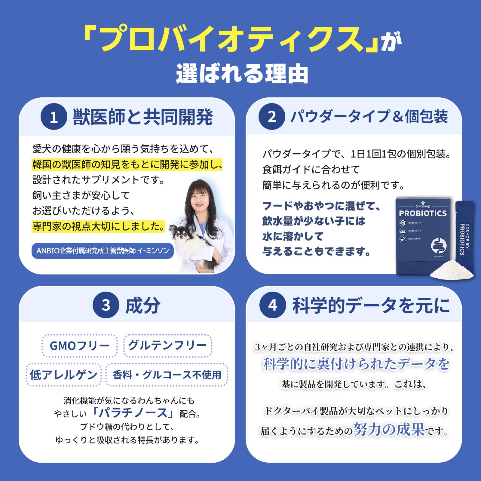 Amazon.co.jp: 【獣医ドクターバイ プロバイオティクス 犬用